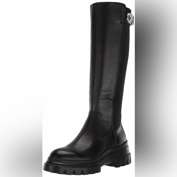 Calvin Klein Linus Soft Leather and Neoprene Boot - Picture 1 of 4